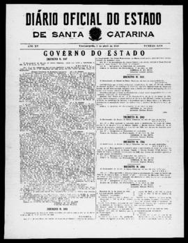 Diário Oficial do Estado de Santa Catarina. Ano 15. N° 3676 de 02/04/1948