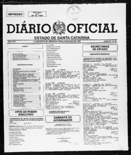 Diário Oficial do Estado de Santa Catarina. Ano 66. N° 16161 de 10/05/1999