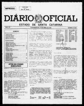 Diário Oficial do Estado de Santa Catarina. Ano 57. N° 14429 de 27/04/1992