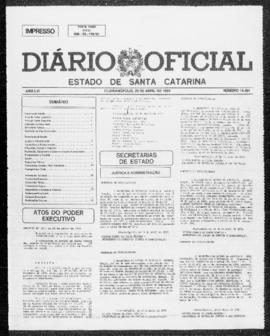 Diário Oficial do Estado de Santa Catarina. Ano 56. N° 14181 de 29/04/1991