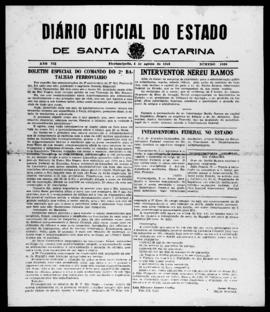 Diário Oficial do Estado de Santa Catarina. Ano 7. N° 1820 de 05/08/1940