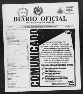 Diário Oficial do Estado de Santa Catarina. Ano 75. N° 18728 de 11/11/2009