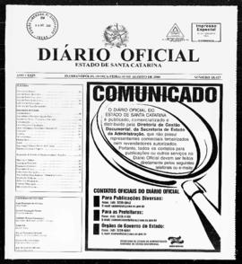 Diário Oficial do Estado de Santa Catarina. Ano 74. N° 18417 de 05/08/2008