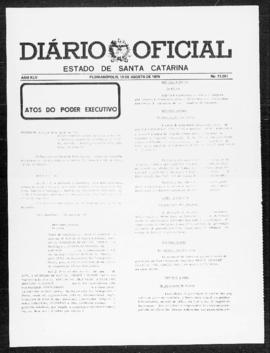 Diário Oficial do Estado de Santa Catarina. Ano 45. N° 11291 de 13/08/1979