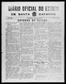 Diário Oficial do Estado de Santa Catarina. Ano 19. N° 4640 de 18/04/1952