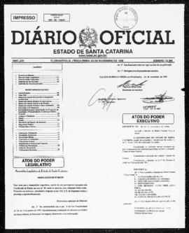 Diário Oficial do Estado de Santa Catarina. Ano 66. N° 16296 de 23/11/1999