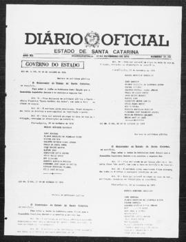 Diário Oficial do Estado de Santa Catarina. Ano 40. N° 10361 de 12/11/1975