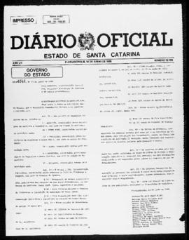 Diário Oficial do Estado de Santa Catarina. Ano 52. N° 12729 de 14/06/1985