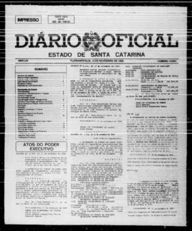 Diário Oficial do Estado de Santa Catarina. Ano 54. N° 13824 de 14/11/1989