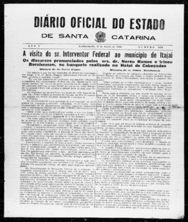 Diário Oficial do Estado de Santa Catarina. Ano 5. N° 1229 de 15/06/1938