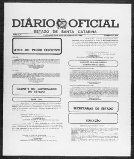 Diário Oficial do Estado de Santa Catarina. Ano 46. N° 11420 de 22/02/1980