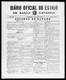 Diário Oficial do Estado de Santa Catarina. Ano 16. N° 4039 de 12/10/1949