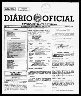 Diário Oficial do Estado de Santa Catarina. Ano 64. N° 15630 de 07/03/1997