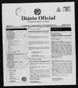 Diário Oficial do Estado de Santa Catarina. Ano 76. N° 19026 de 10/02/2011