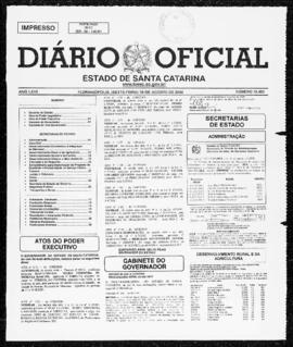 Diário Oficial do Estado de Santa Catarina. Ano 67. N° 16480 de 18/08/2000