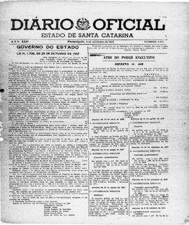 Diário Oficial do Estado de Santa Catarina. Ano 24. Nº 5975 de 08/11/1957