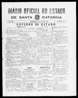 Diário Oficial do Estado de Santa Catarina. Ano 20. N° 4886 de 28/04/1953