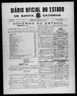 Diário Oficial do Estado de Santa Catarina. Ano 10. N° 2509 de 28/05/1943
