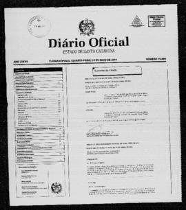 Diário Oficial do Estado de Santa Catarina. Ano 77. N° 19090 de 18/05/2011