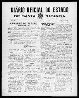 Diário Oficial do Estado de Santa Catarina. Ano 11. N° 2912 de 30/01/1945