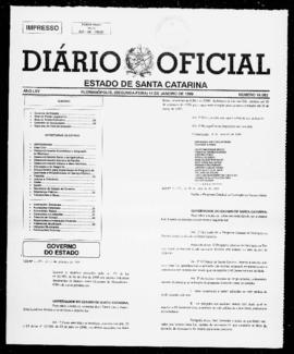 Diário Oficial do Estado de Santa Catarina. Ano 65. N° 16082 de 11/01/1999