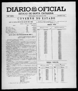 Diário Oficial do Estado de Santa Catarina. Ano 27. N° 6621 de 12/08/1960
