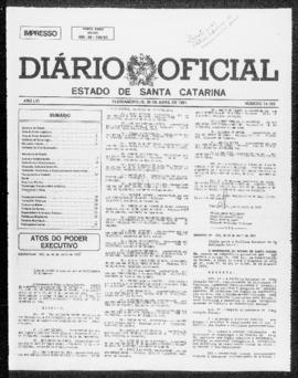 Diário Oficial do Estado de Santa Catarina. Ano 56. N° 14182 de 30/04/1991