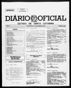 Diário Oficial do Estado de Santa Catarina. Ano 56. N° 14360 de 13/01/1992