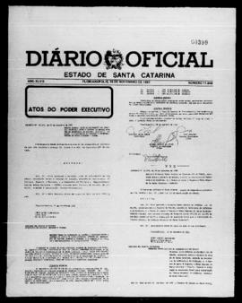 Diário Oficial do Estado de Santa Catarina. Ano 47. N° 11848 de 16/11/1981