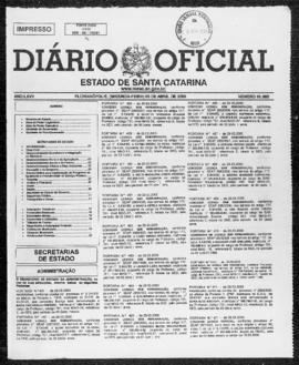 Diário Oficial do Estado de Santa Catarina. Ano 67. N° 16385 de 03/04/2000