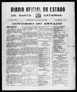 Diário Oficial do Estado de Santa Catarina. Ano 3. N° 724 de 31/08/1936