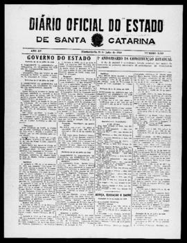 Diário Oficial do Estado de Santa Catarina. Ano 15. N° 3749 de 22/07/1948