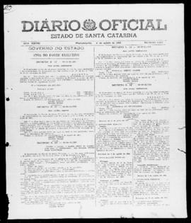 Diário Oficial do Estado de Santa Catarina. Ano 28. N° 6862 de 08/08/1961