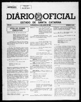 Diário Oficial do Estado de Santa Catarina. Ano 53. N° 12972 de 09/06/1986