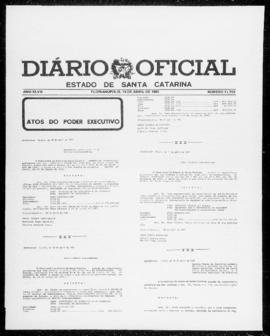 Diário Oficial do Estado de Santa Catarina. Ano 47. N° 11703 de 13/04/1981