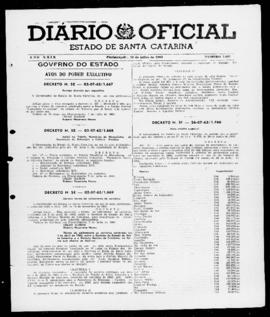 Diário Oficial do Estado de Santa Catarina. Ano 29. N° 7097 de 26/07/1962