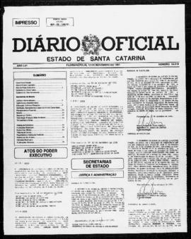 Diário Oficial do Estado de Santa Catarina. Ano 56. N° 14319 de 12/11/1991