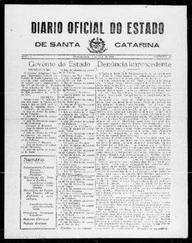 Diário Oficial do Estado de Santa Catarina. Ano 1. N° 59 de 17/05/1934