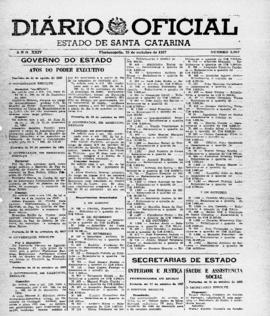 Diário Oficial do Estado de Santa Catarina. Ano 24. Nº 5967 de 25/10/1957