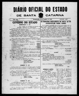 Diário Oficial do Estado de Santa Catarina. Ano 7. N° 1857 de 26/09/1940