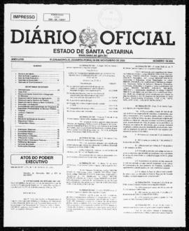 Diário Oficial do Estado de Santa Catarina. Ano 67. N° 16535 de 08/11/2000