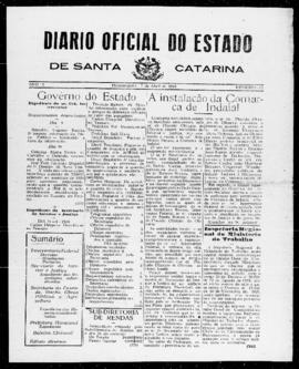 Diário Oficial do Estado de Santa Catarina. Ano 1. N° 37 de 17/04/1934
