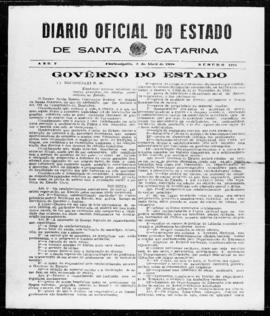 Diário Oficial do Estado de Santa Catarina. Ano 5. N° 1176 de 02/04/1938