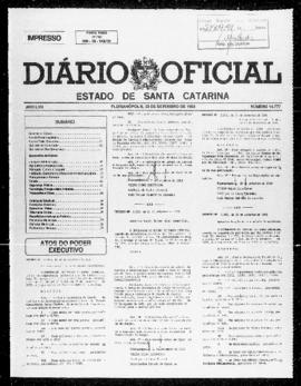 Diário Oficial do Estado de Santa Catarina. Ano 58. N° 14777 de 22/09/1993