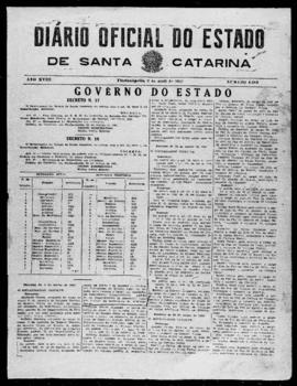 Diário Oficial do Estado de Santa Catarina. Ano 18. N° 4389 de 02/04/1951