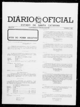 Diário Oficial do Estado de Santa Catarina. Ano 47. N° 11764 de 15/07/1981