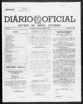 Diário Oficial do Estado de Santa Catarina. Ano 56. N° 14167 de 09/04/1991