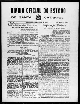 Diário Oficial do Estado de Santa Catarina. Ano 4. N° 1002 de 23/08/1937