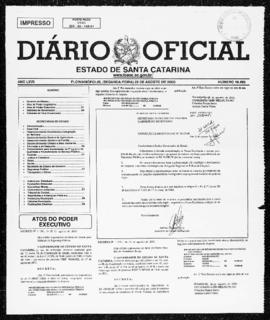 Diário Oficial do Estado de Santa Catarina. Ano 67. N° 16486 de 28/08/2000