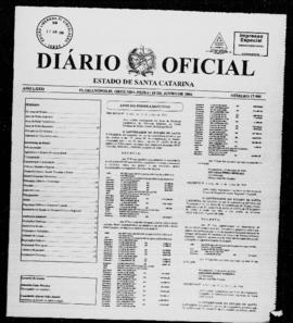 Diário Oficial do Estado de Santa Catarina. Ano 72. N° 17905 de 19/06/2006